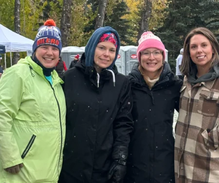 The Trico LivingWell team at the 2025 Alzheimer Calgary Walk & Run